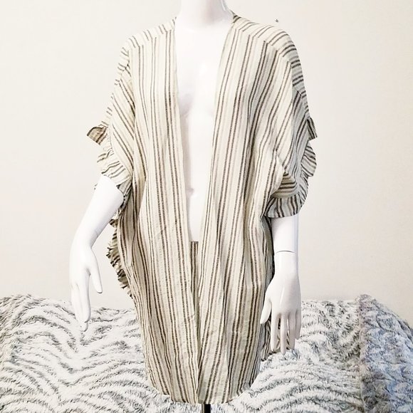 Cover-up Overshirt l Ava James NWT 1X All Cotton - Picture 1 of 12